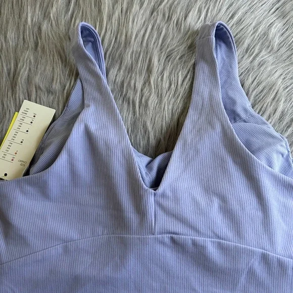 All In Motion Wireless Sports Bra Womens Size Medium Purple Light Support V-Neck - Picture 7 of 9